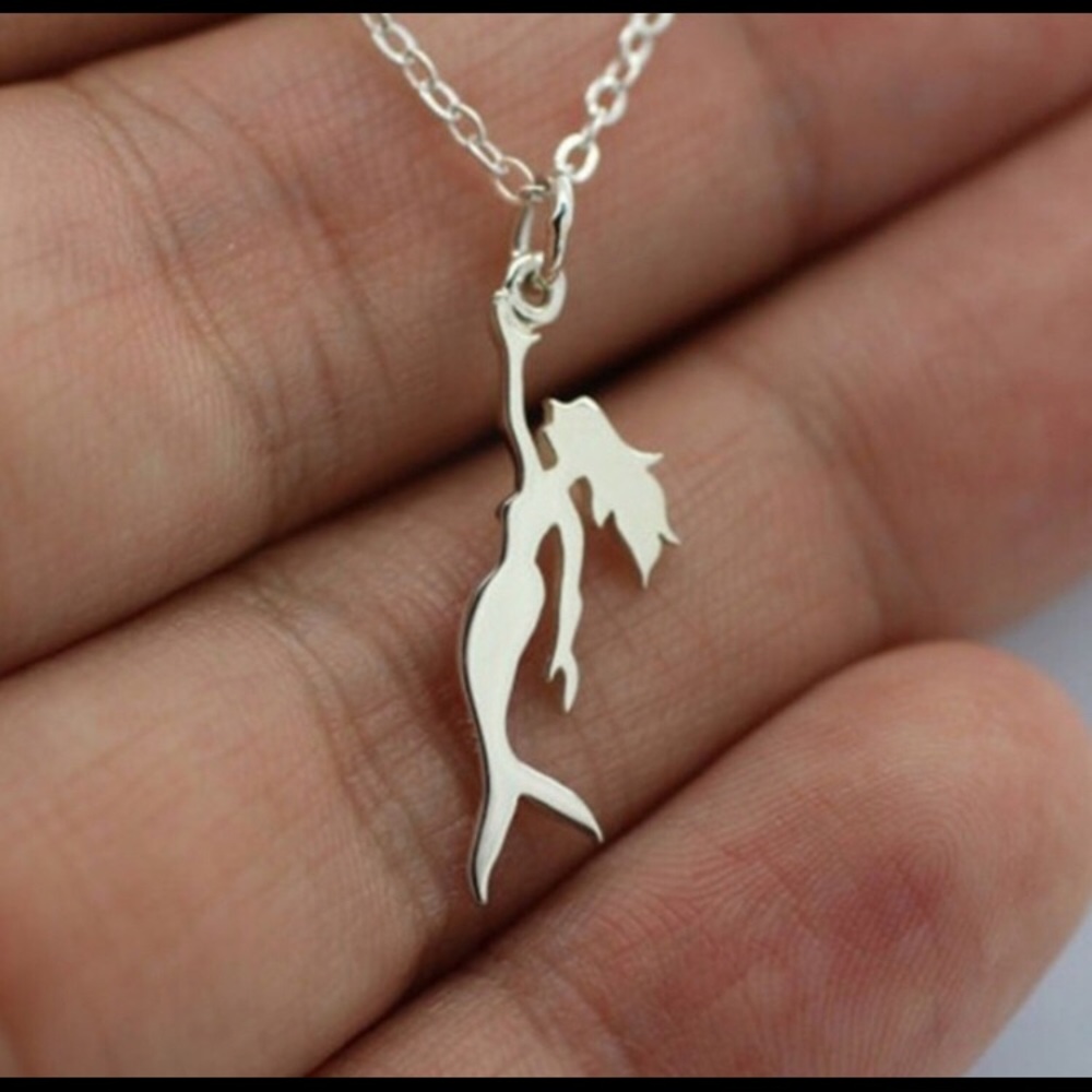 🧜‍♀️ Silver Mermaid Chain Necklace ‼️ 🧜‍♀️